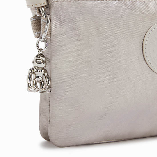 Kipling Creativity XB Metallic Crossbody Táska Bézs | HU 1105AH